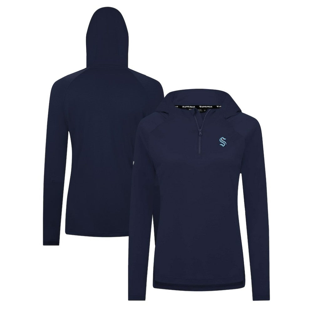 Seattle Kraken Levelwear Women's Raven Insignia Core Quarter-Zip Jacket -  NHL Jackets