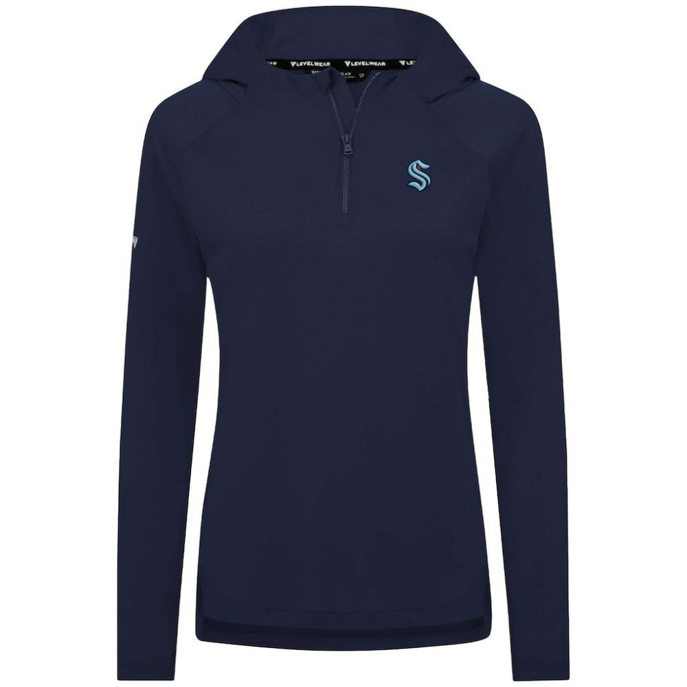 Seattle Kraken Levelwear Women's Raven Insignia Core Quarter-Zip Jacket -  NHL Jackets