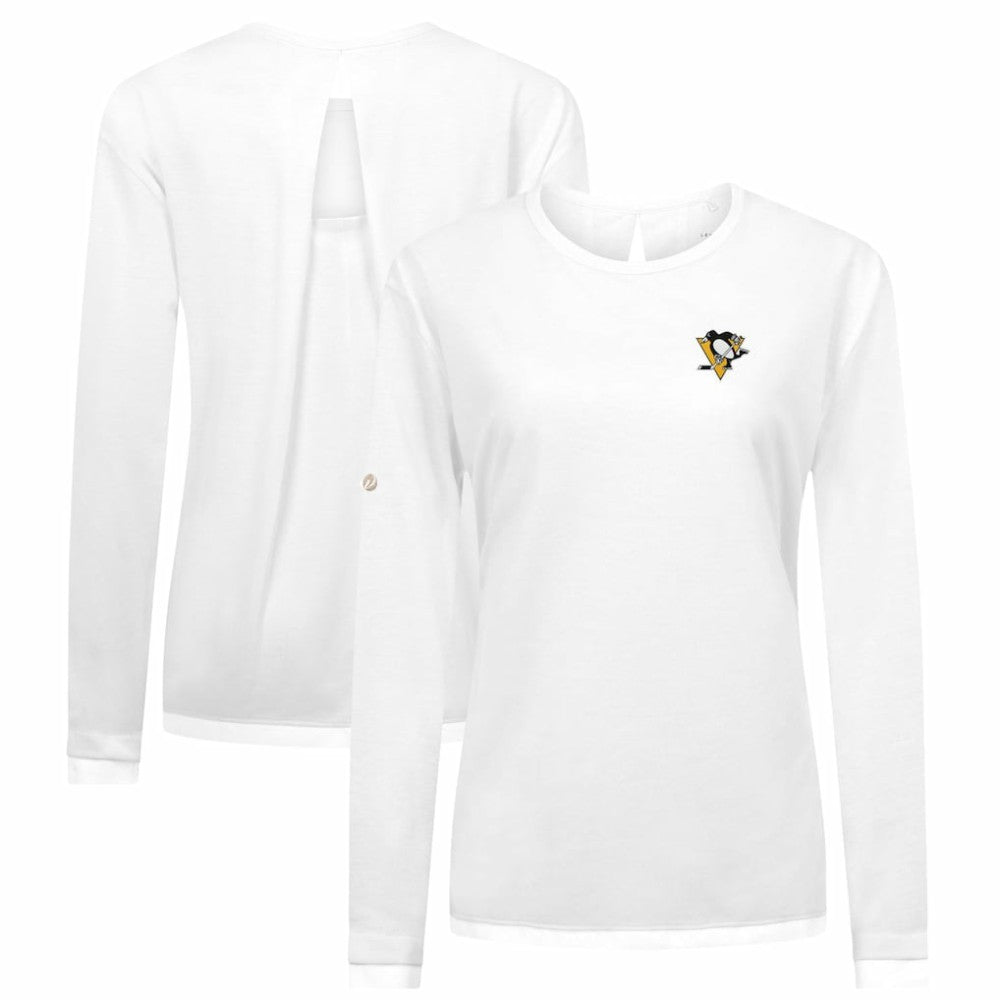 Pittsburgh Penguins Levelwear Women's Sequoia Primary Logo Long Sleeve T-Shirt -  NHL T-shirts