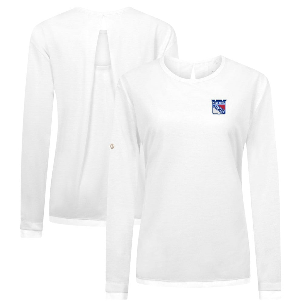 New York Rangers Levelwear Women's Sequoia Primary Logo Long Sleeve T-Shirt -  NHL T-shirts