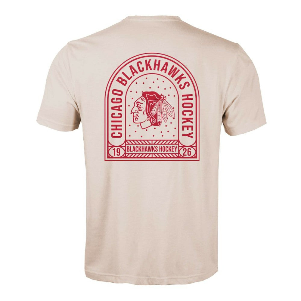 Chicago Blackhawks Levelwear Richmond Stained Glass T-Shirt -  NHL T-shirts