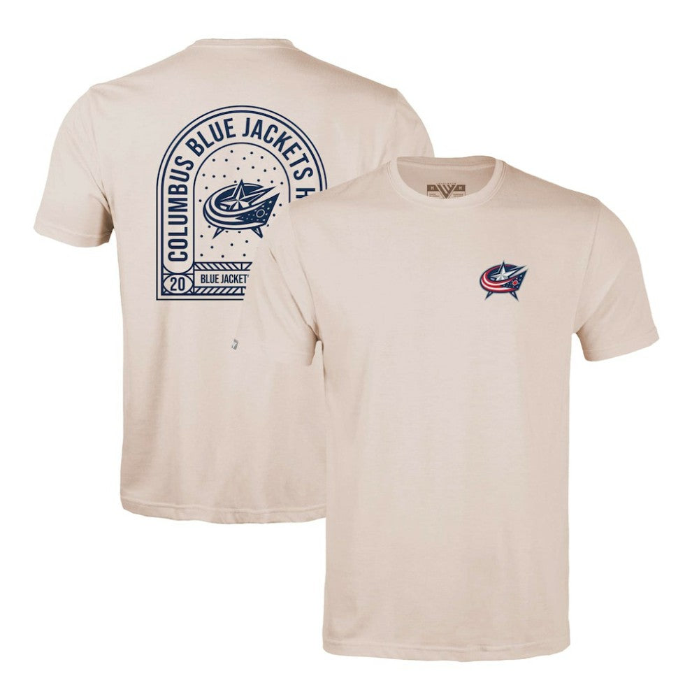 Columbus Blue Jackets Levelwear Richmond Stained Glass T-Shirt -  NHL T-shirts