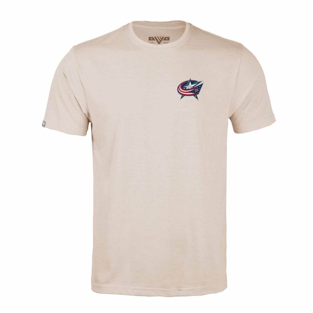 Columbus Blue Jackets Levelwear Richmond Stained Glass T-Shirt -  NHL T-shirts