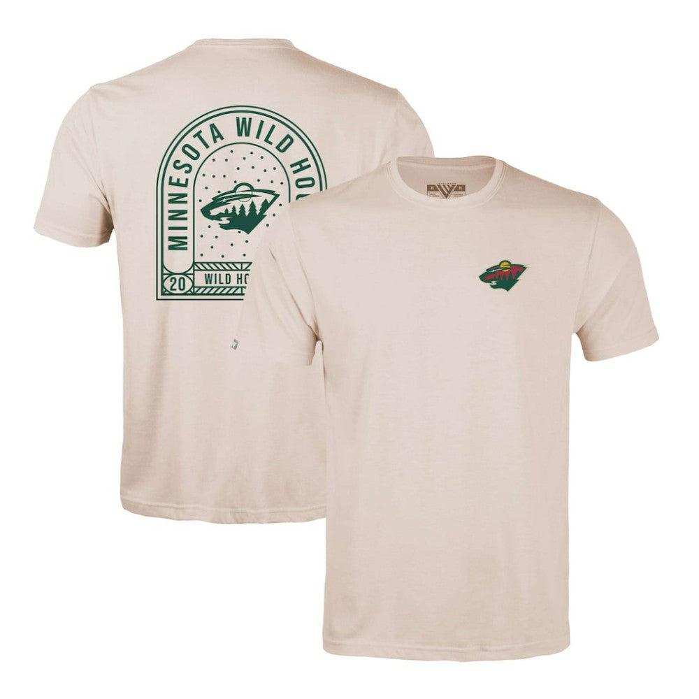 Minnesota Wild Levelwear Richmond Stained Glass T-Shirt -  NHL T-shirts