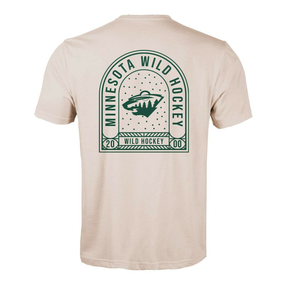 Minnesota Wild Levelwear Richmond Stained Glass T-Shirt -  NHL T-shirts