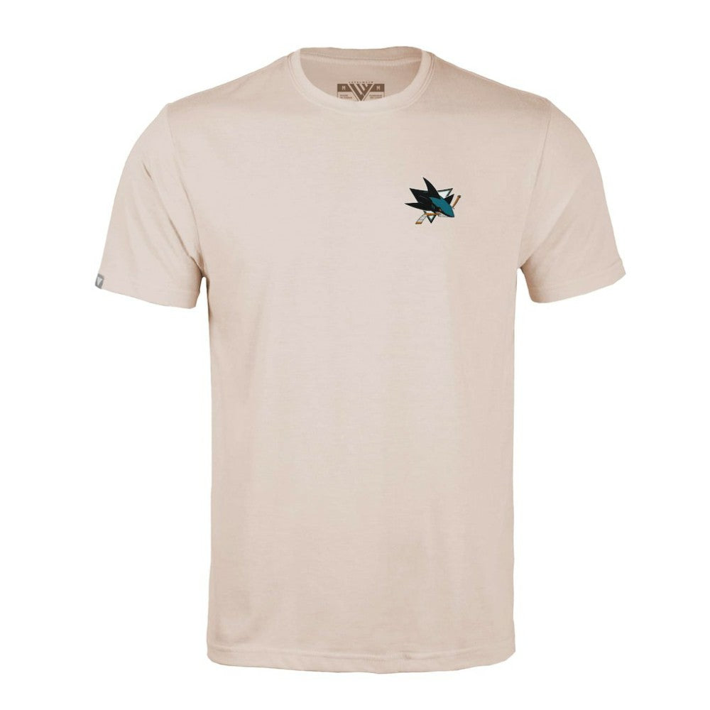 San Jose Sharks Levelwear Richmond Stained Glass T-Shirt -  NHL T-shirts