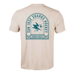 San Jose Sharks Levelwear Richmond Stained Glass T-Shirt -  NHL T-shirts