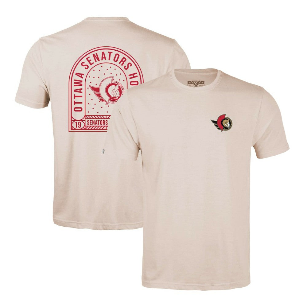 Ottawa Senators Levelwear Richmond Stained Glass T-Shirt -  NHL T-shirts