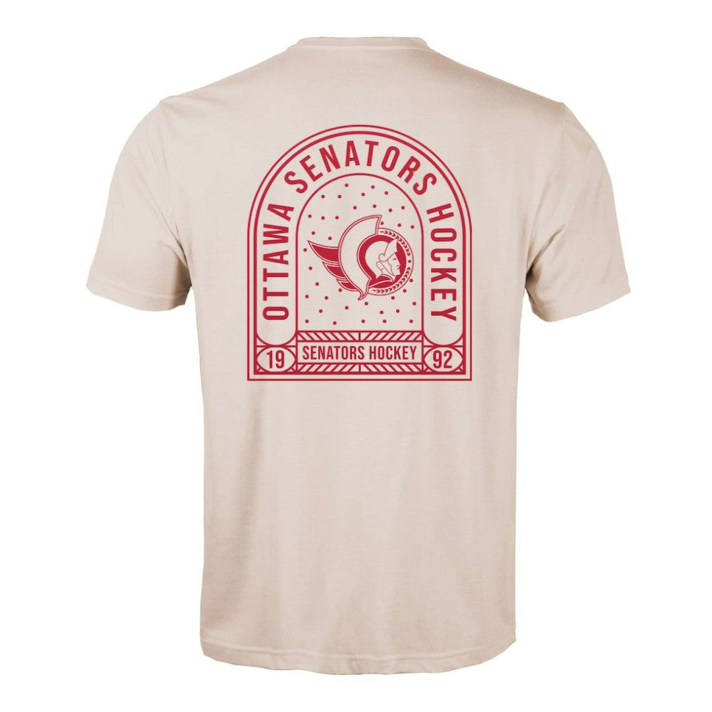 Ottawa Senators Levelwear Richmond Stained Glass T-Shirt -  NHL T-shirts