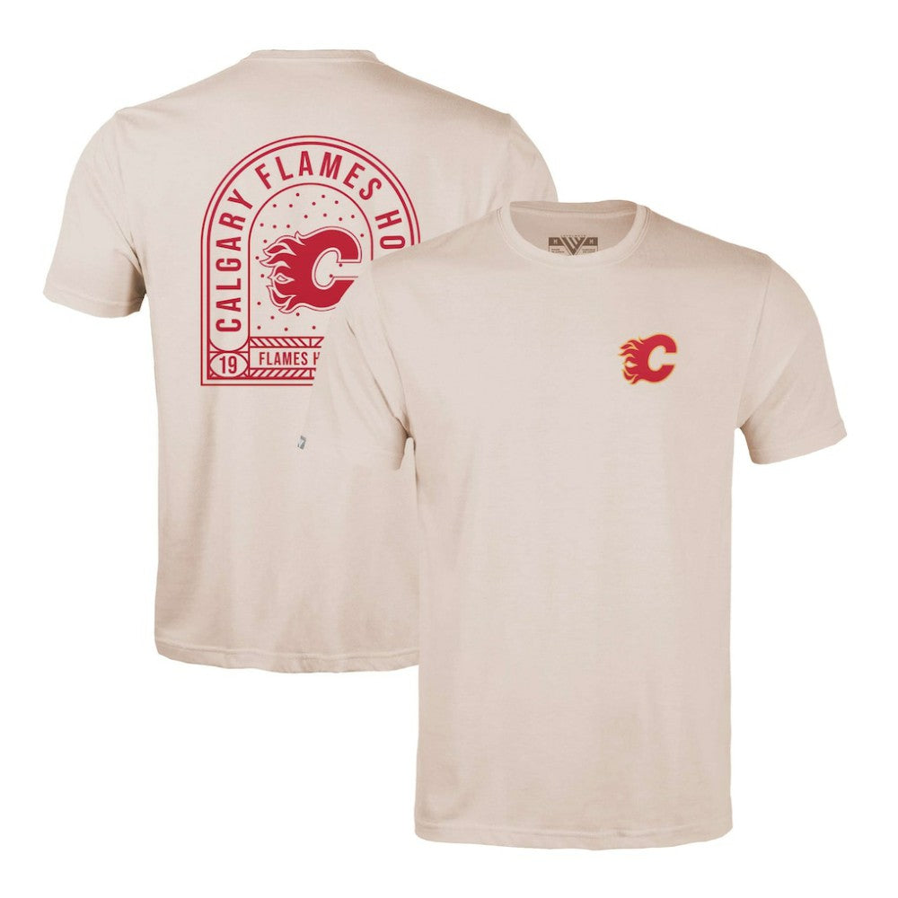 Calgary Flames Levelwear Richmond Stained Glass T-Shirt -  NHL T-shirts