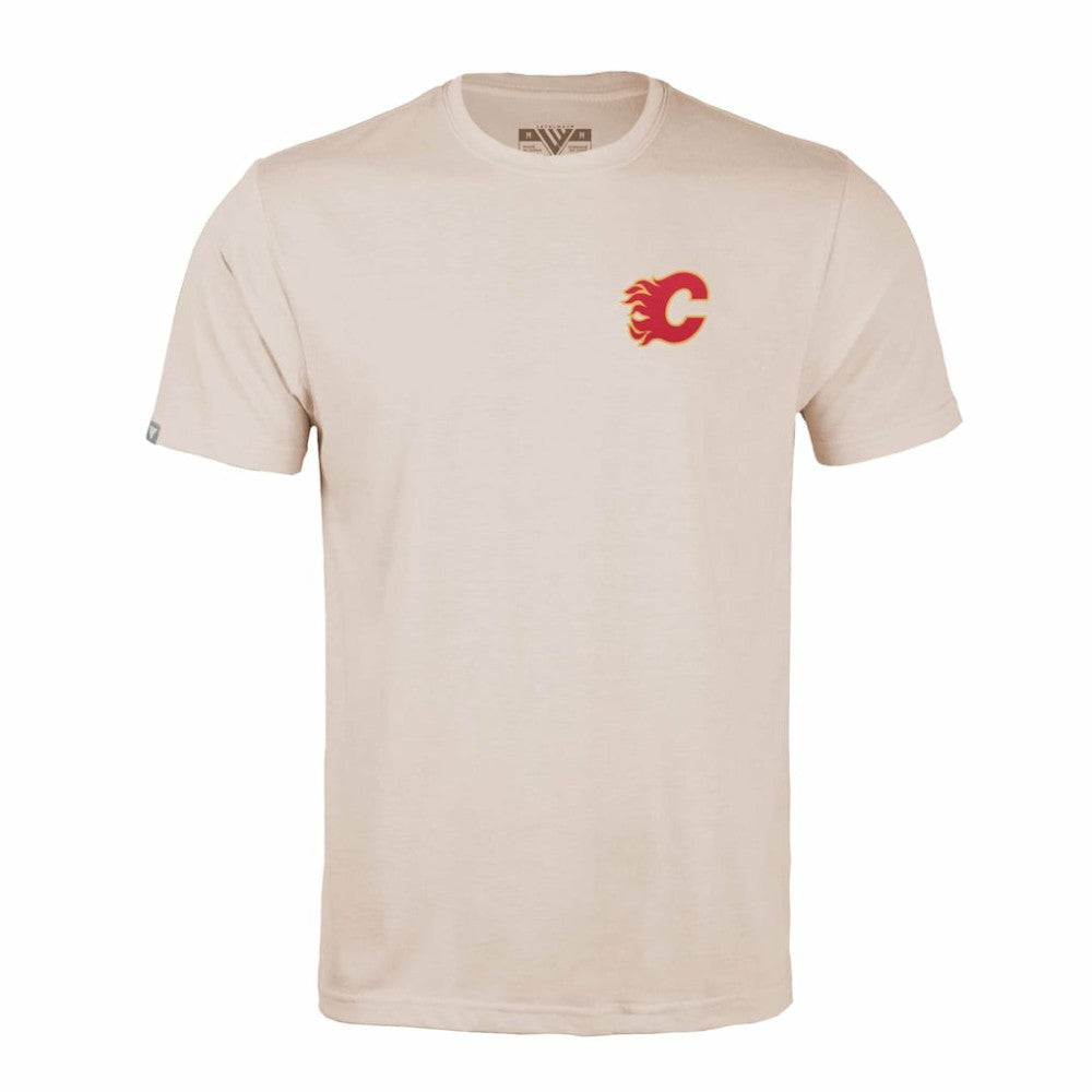 Calgary Flames Levelwear Richmond Stained Glass T-Shirt -  NHL T-shirts
