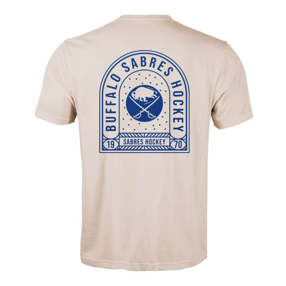 Buffalo Sabres Levelwear Richmond Stained Glass T-Shirt -  NHL T-shirts