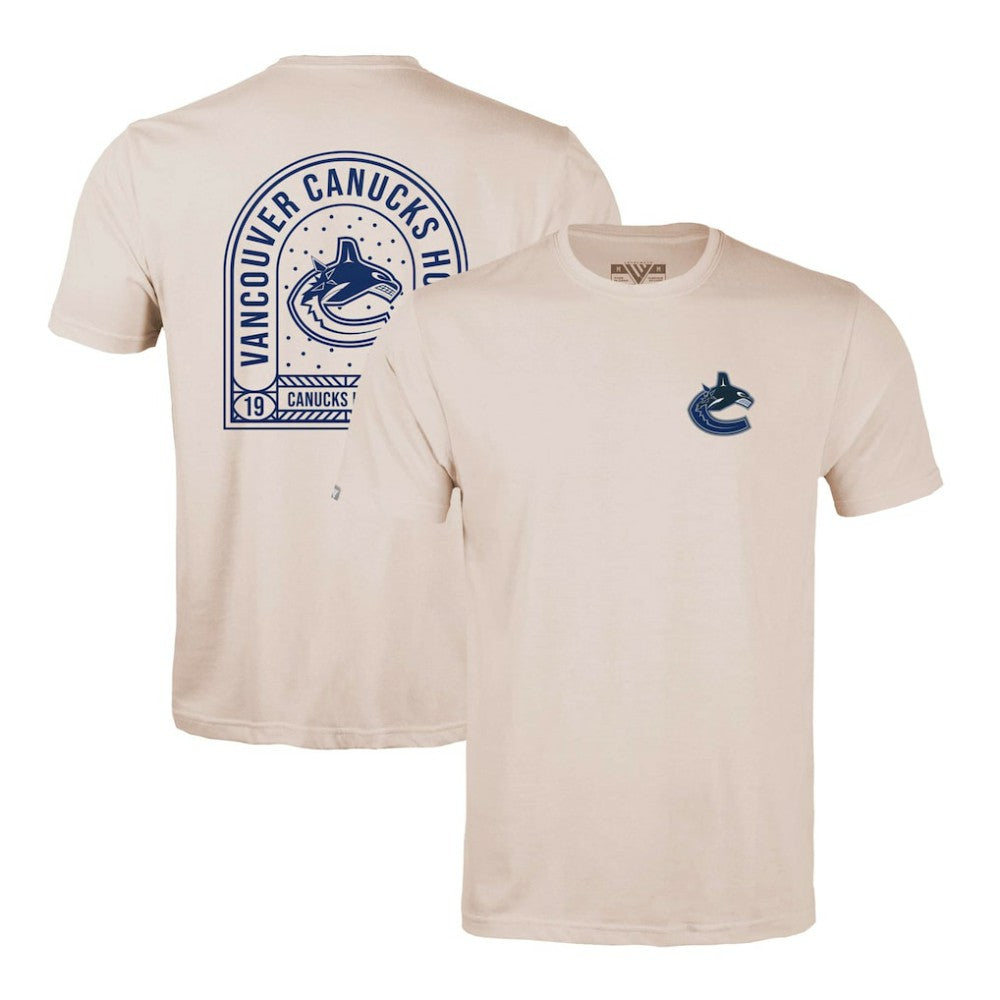 Vancouver Canucks Levelwear Richmond Stained Glass T-Shirt -  NHL T-shirts