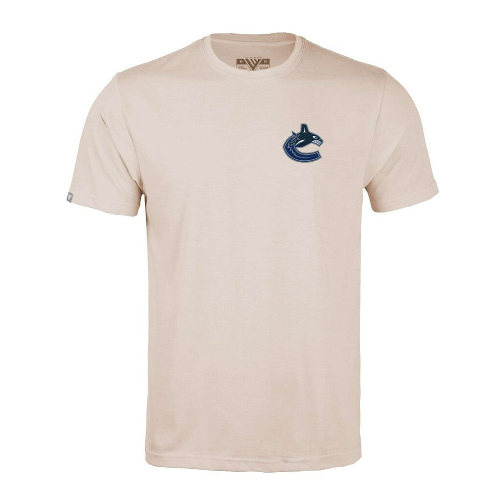 Vancouver Canucks Levelwear Richmond Stained Glass T-Shirt -  NHL T-shirts