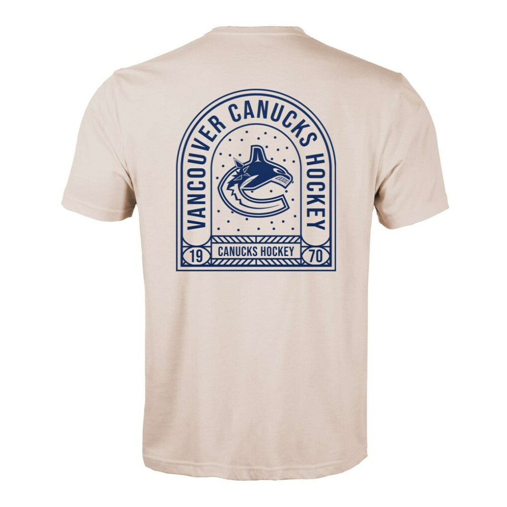 Vancouver Canucks Levelwear Richmond Stained Glass T-Shirt -  NHL T-shirts
