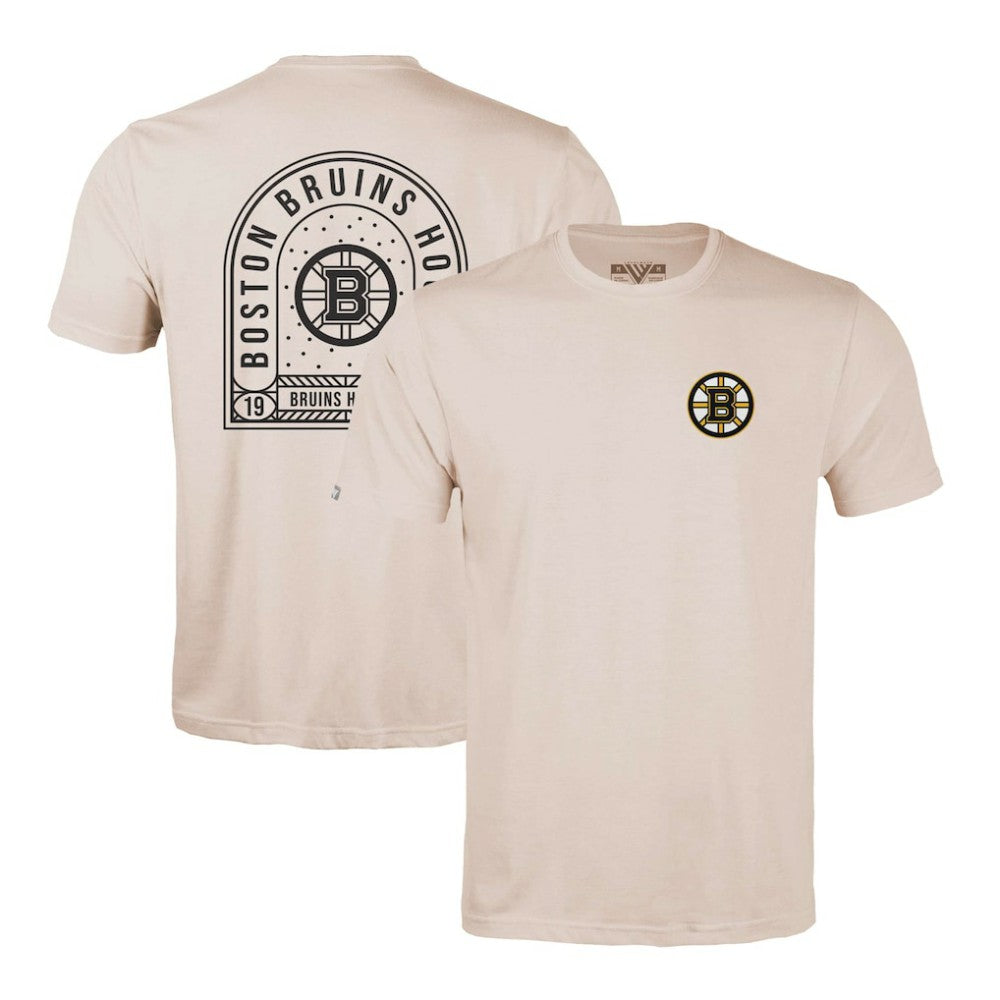 Boston Bruins Levelwear Richmond Stained Glass T-Shirt -  NHL T-shirts