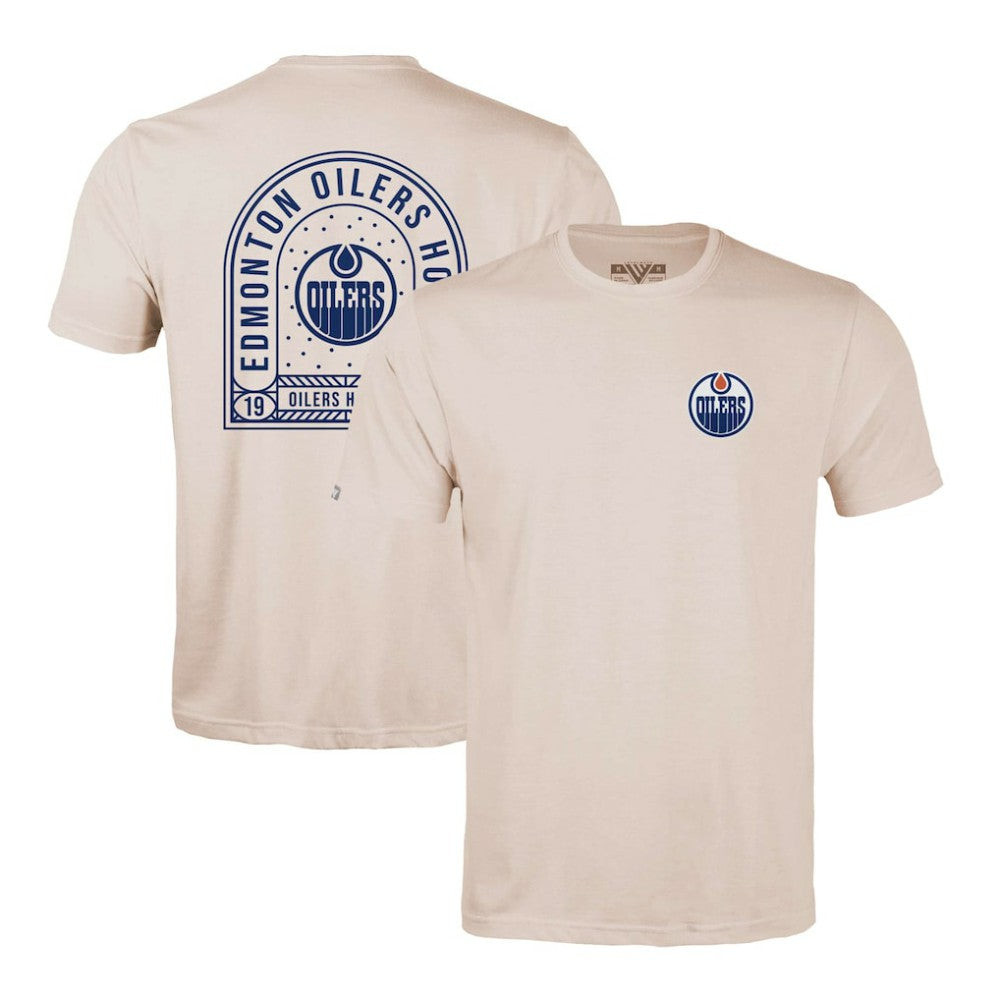 Edmonton Oilers Levelwear Richmond Stained Glass T-Shirt -  NHL T-shirts
