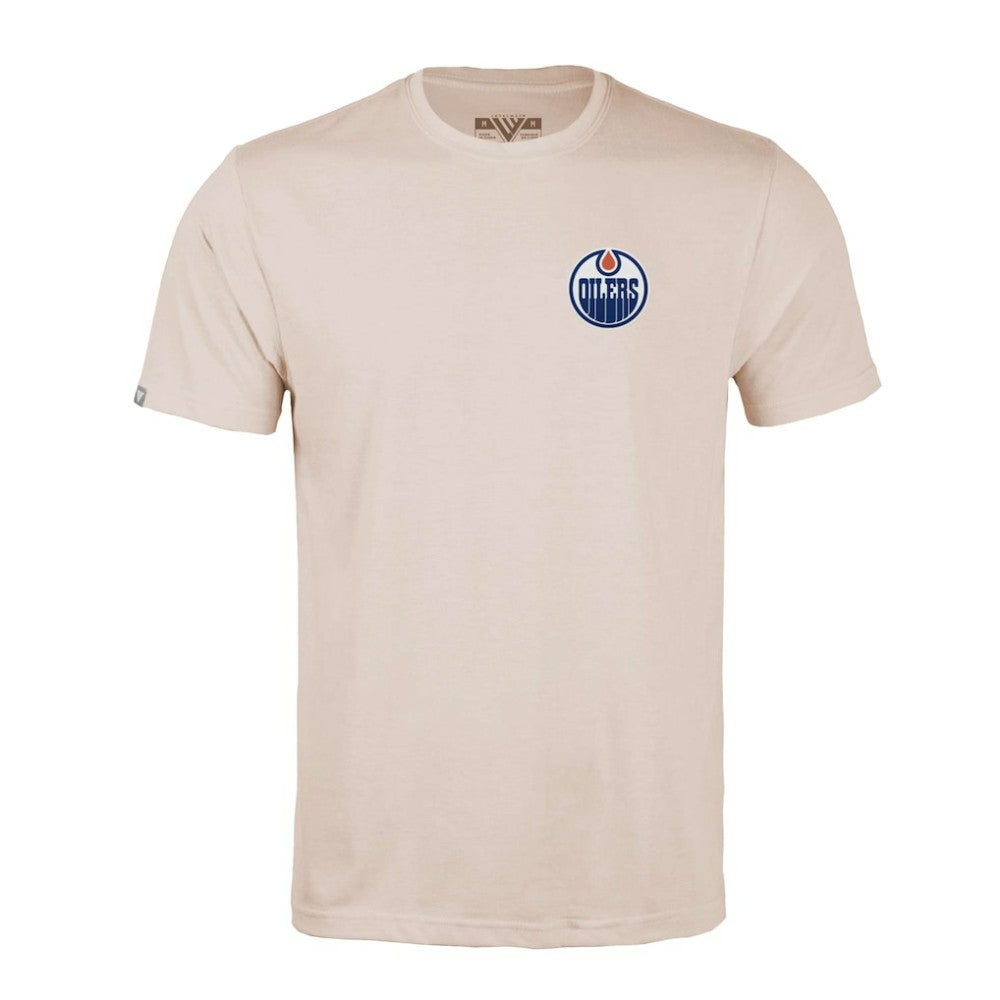 Edmonton Oilers Levelwear Richmond Stained Glass T-Shirt -  NHL T-shirts