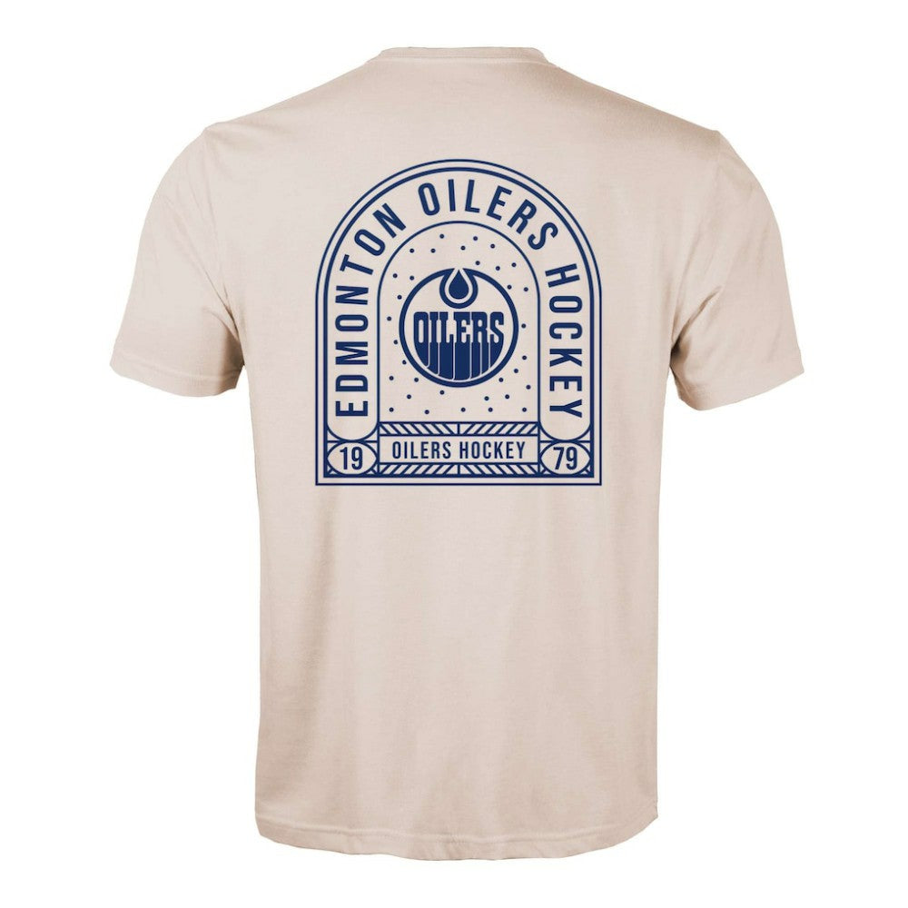Edmonton Oilers Levelwear Richmond Stained Glass T-Shirt -  NHL T-shirts