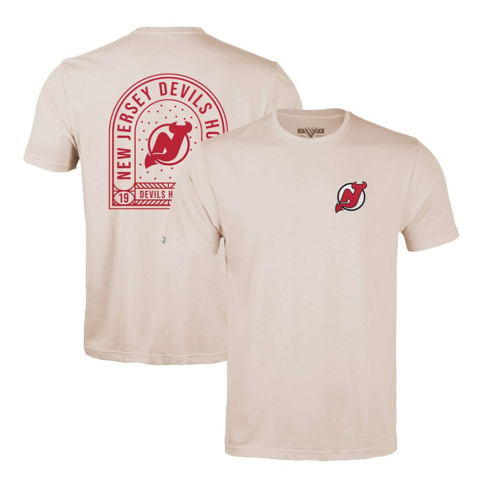 New Jersey Devils Levelwear Richmond Stained Glass T-Shirt -  NHL T-shirts