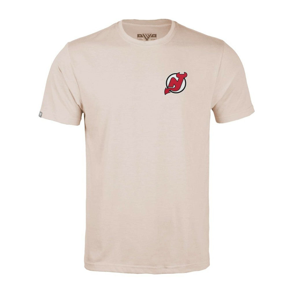 New Jersey Devils Levelwear Richmond Stained Glass T-Shirt -  NHL T-shirts