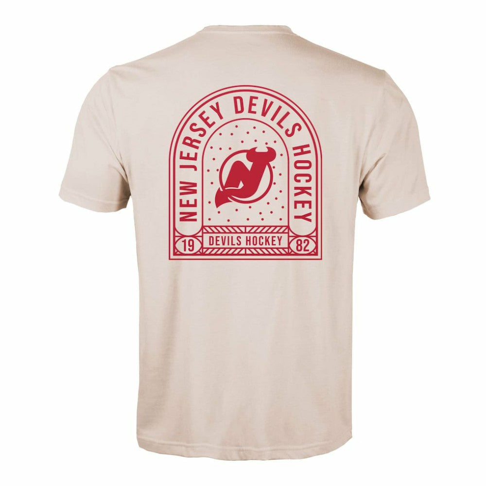 New Jersey Devils Levelwear Richmond Stained Glass T-Shirt -  NHL T-shirts