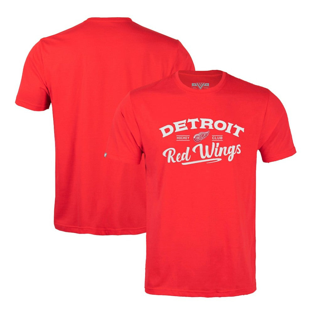 Detroit Red Wings Levelwear Richmond Ice Wall T-Shirt -  NHL T-shirts