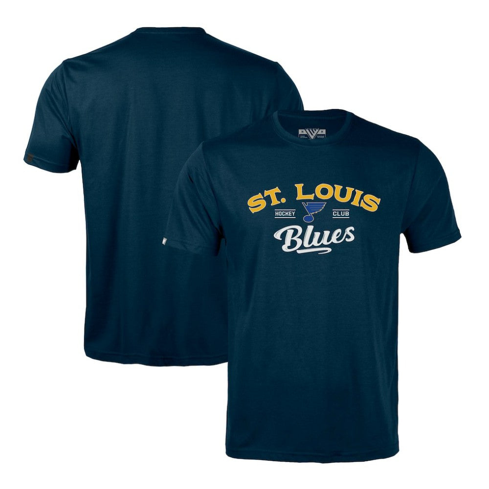 St. Louis Blues Levelwear Richmond Ice Wall T-Shirt -  NHL T-shirts