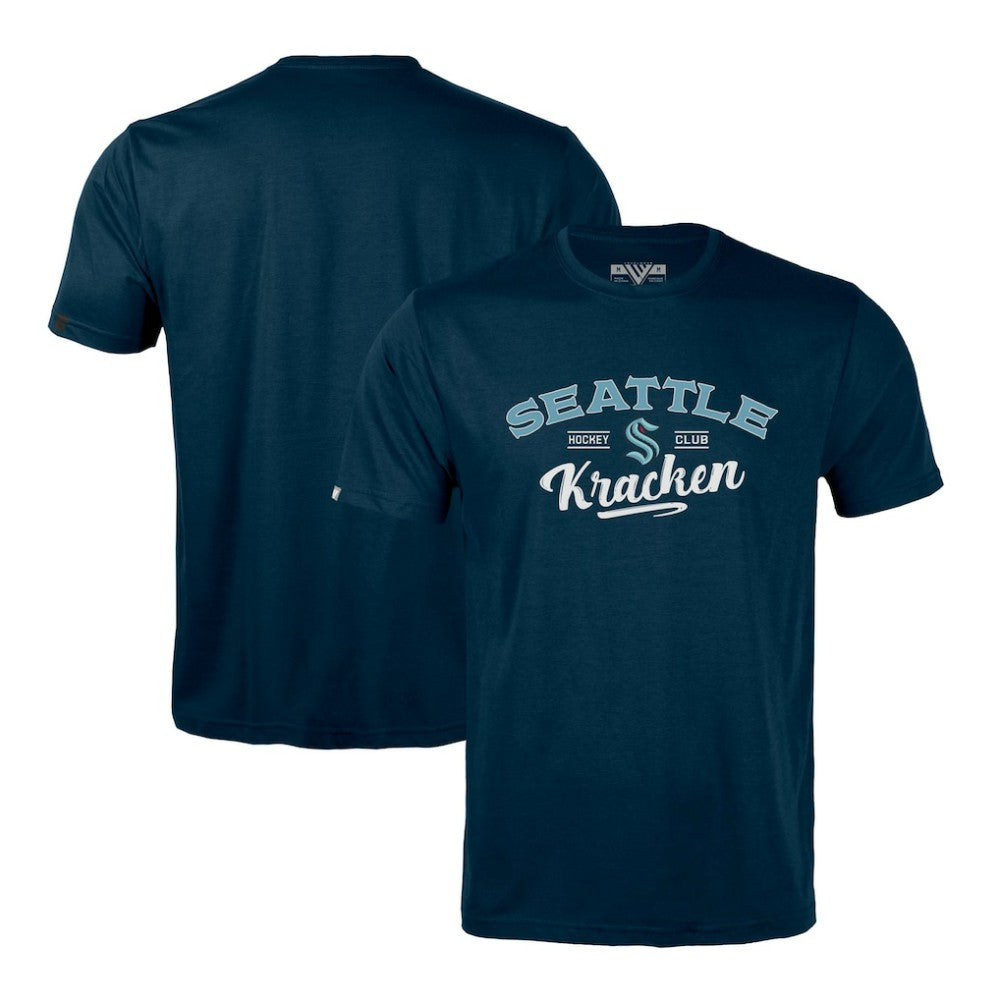Seattle Kraken Levelwear Richmond Ice Wall T-Shirt -  NHL T-shirts