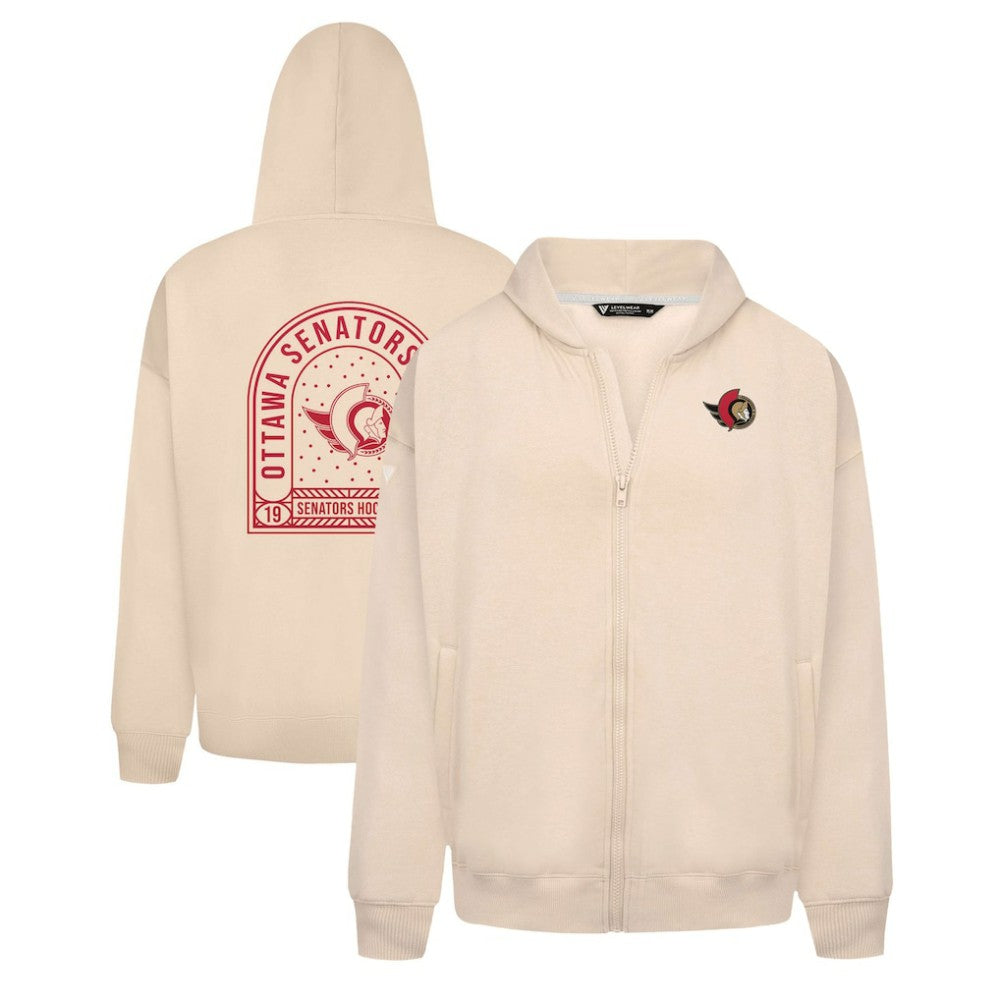 Ottawa Senators Levelwear Uphill Stained Glass Full-Zip Hoodie Jacket -  NHL Hoodies