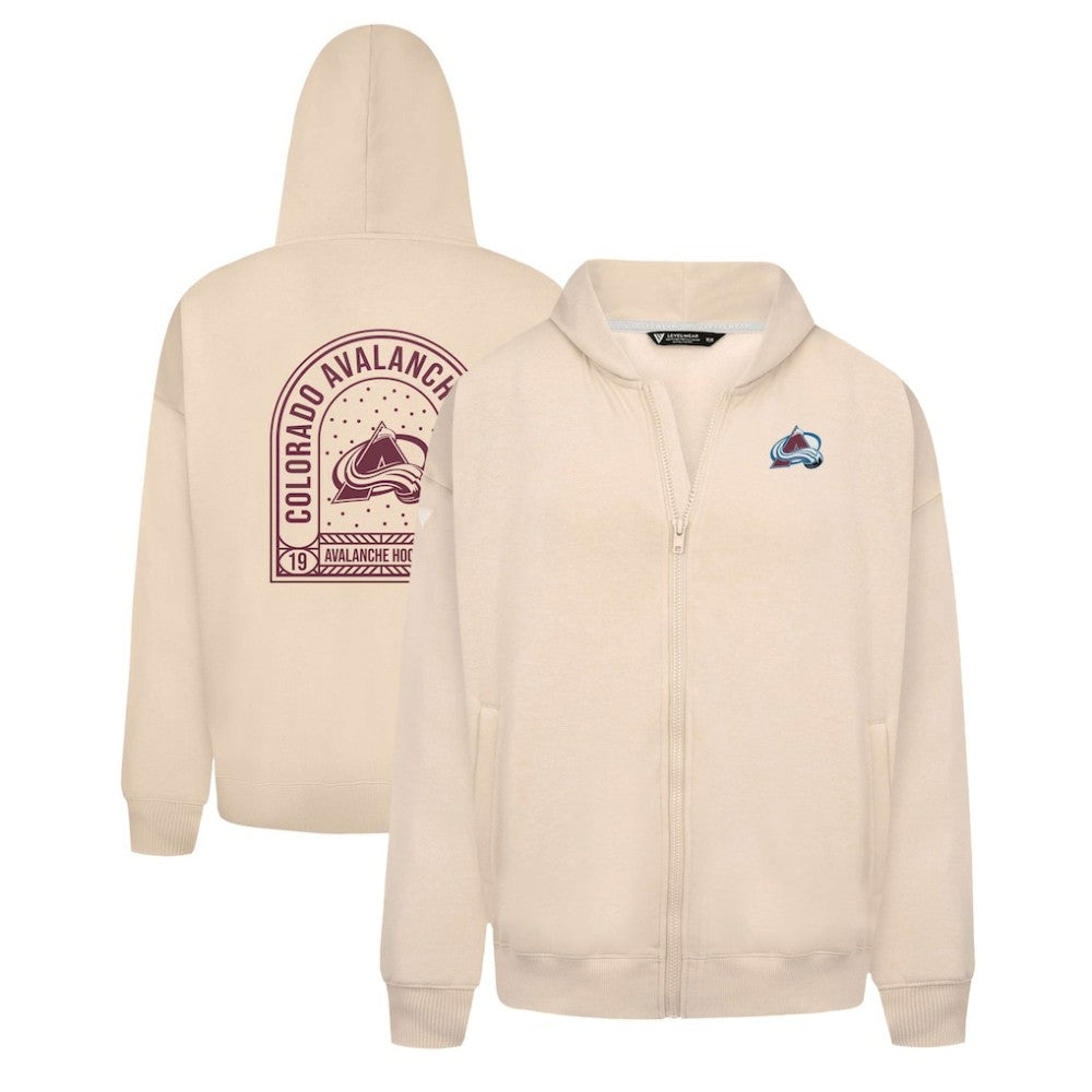 Colorado Avalanche Levelwear Uphill Stained Glass Full-Zip Hoodie Jacket -  NHL Hoodies