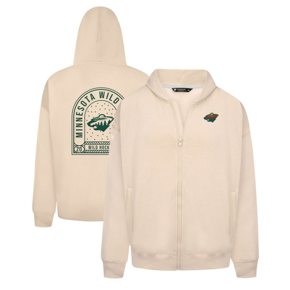 Minnesota Wild Levelwear Uphill Stained Glass Full-Zip Hoodie Jacket -  NHL Hoodies