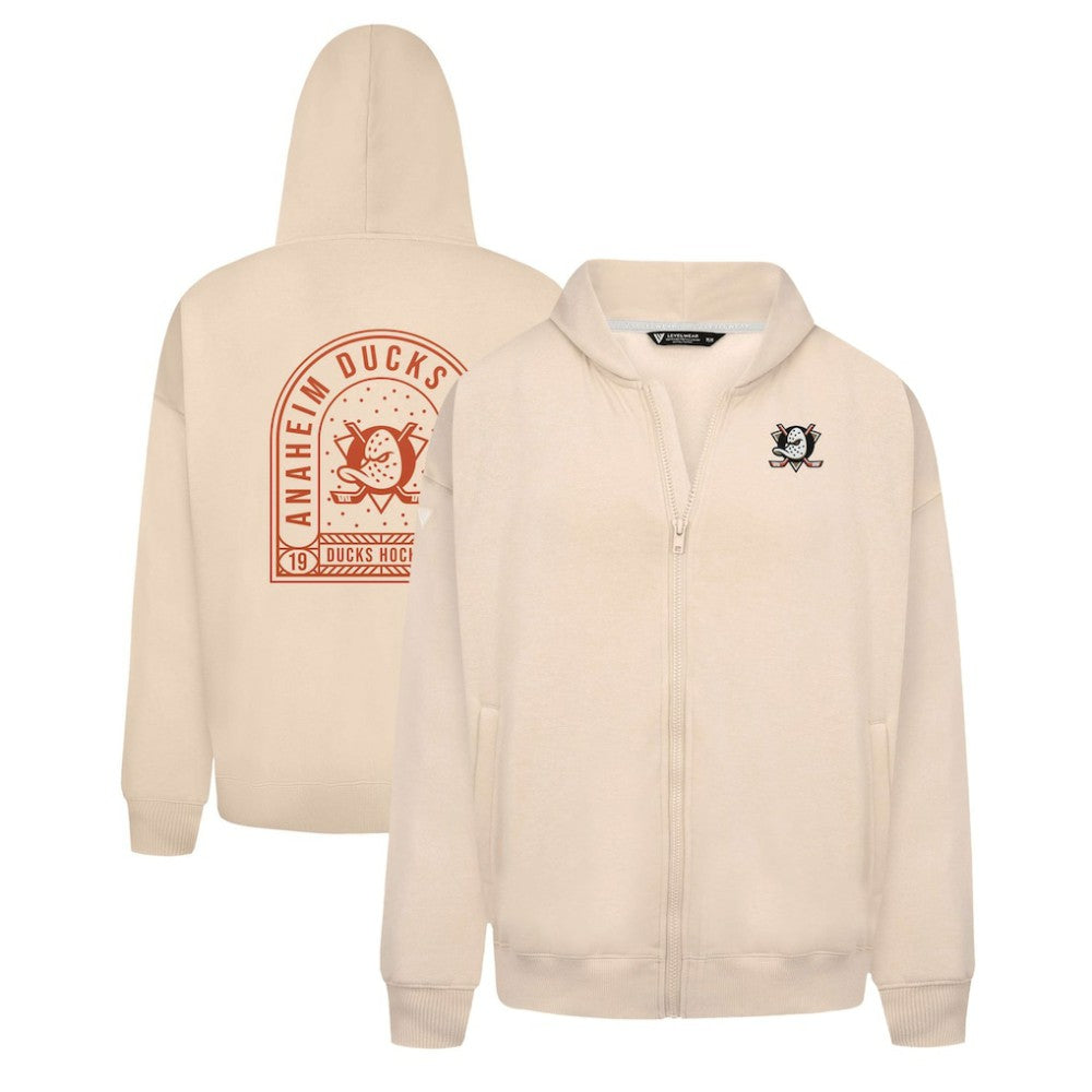 Anaheim Ducks Levelwear Uphill Stained Glass Full-Zip Hoodie Jacket -  NHL Hoodies