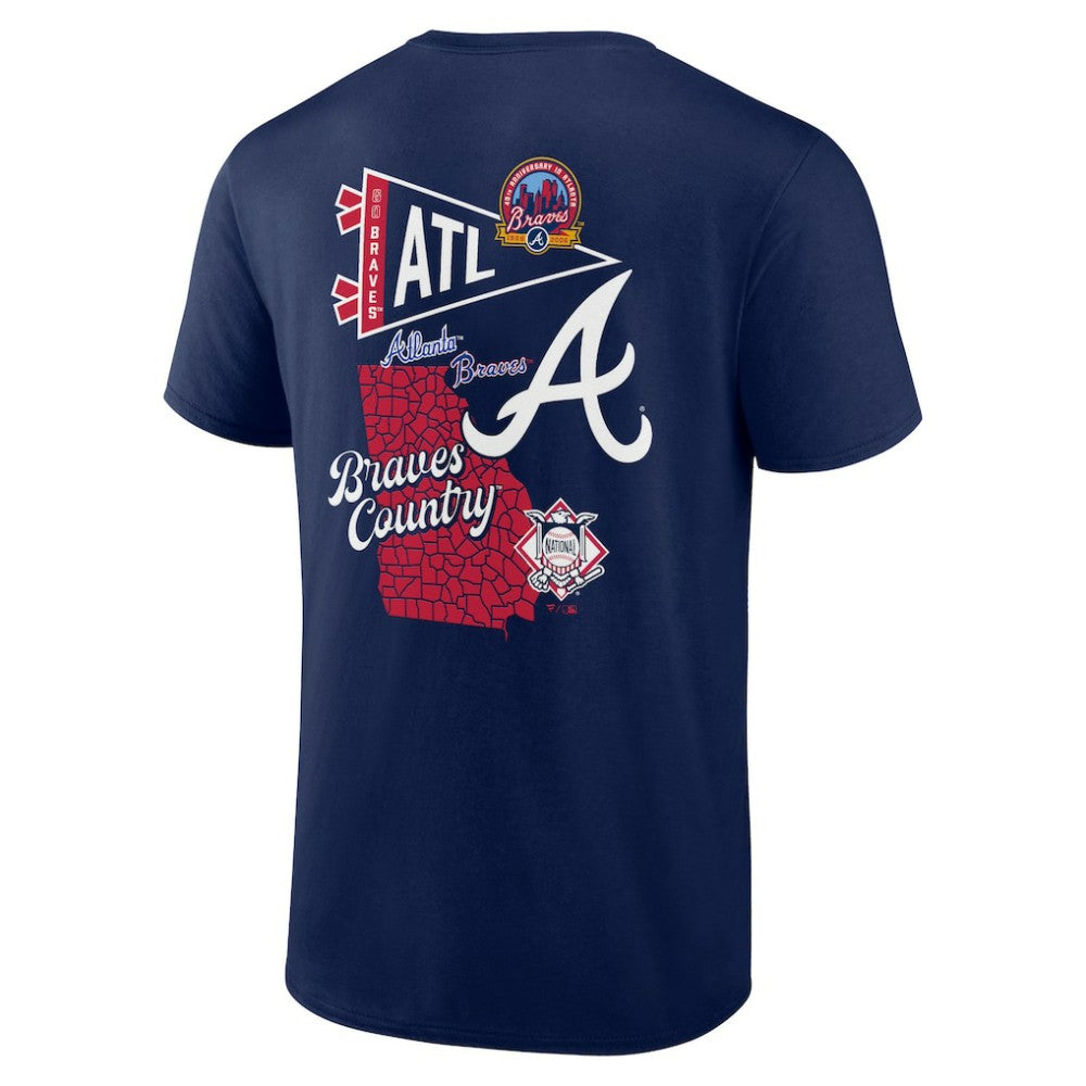 Atlanta Braves Split Zone T-Shirt - MLB T-shirts
