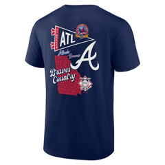 Atlanta Braves Split Zone T-Shirt - MLB T-shirts