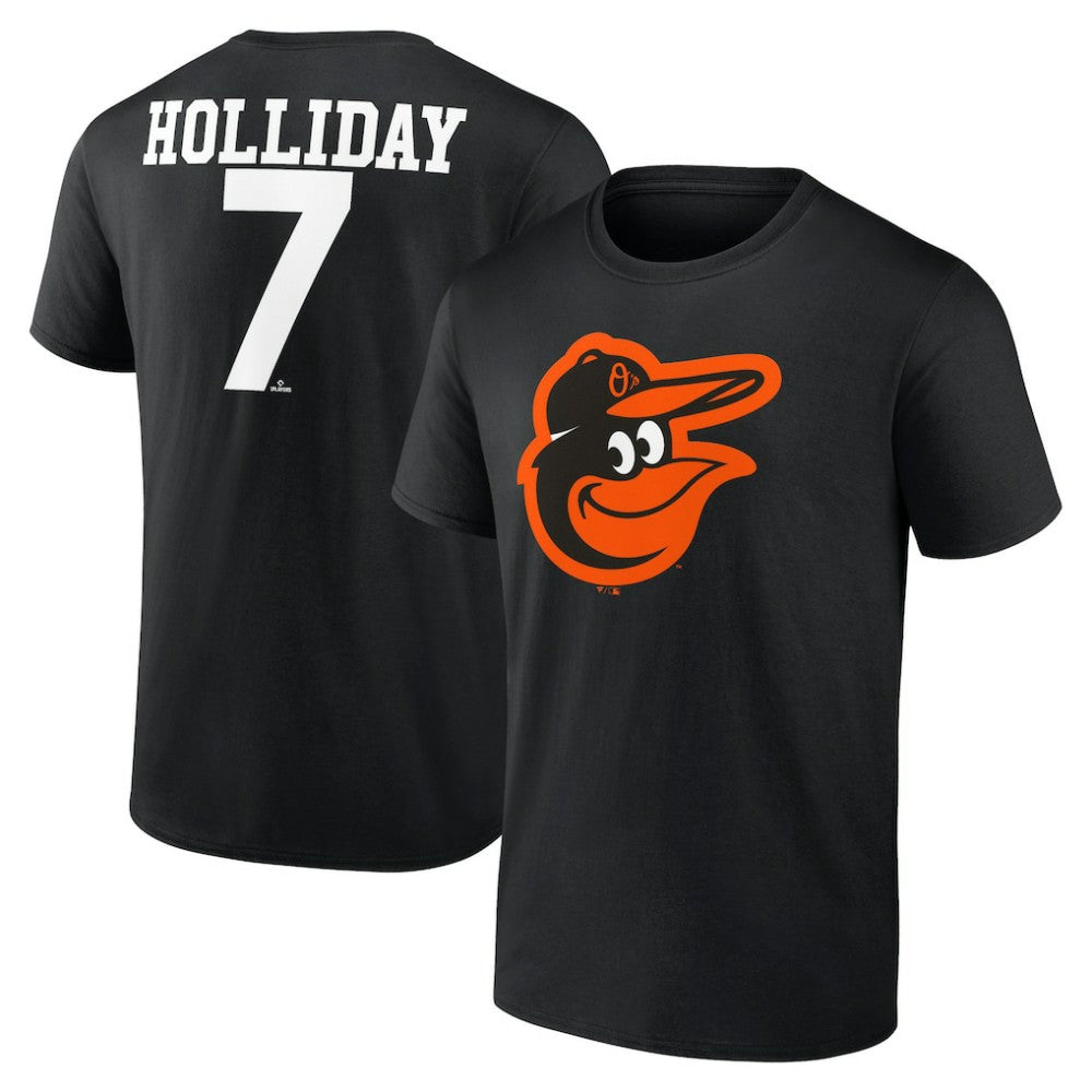 Jackson Holliday Baltimore Orioles Icon Player Name &Number T-Shirt - MLB T-shirts