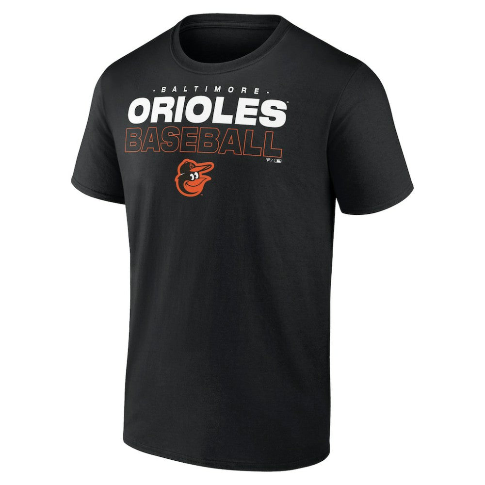 Baltimore Orioles Stacked Baseball T-Shirt - MLB T-shirts