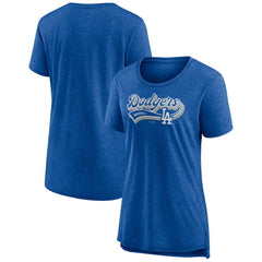 Los Angeles Dodgers Women's League Leader Tri-Blend T-Shirt - MLB T-shirts