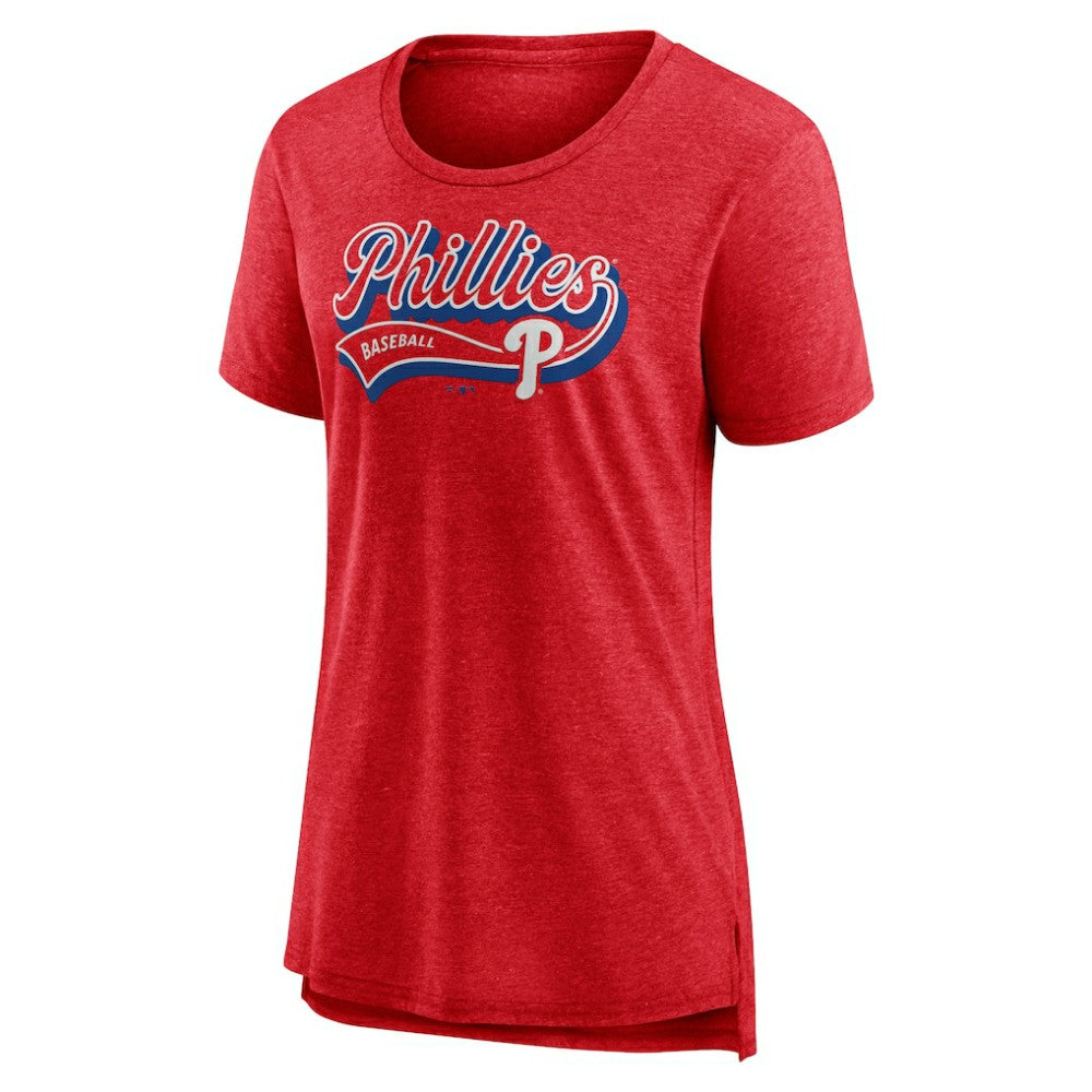 Philadelphia Phillies Women's League Leader Tri-Blend T-Shirt - MLB T-shirts