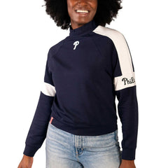 Philadelphia Phillies Lusso Women's Monica Pullover Sweatshirt - MLB Pullover