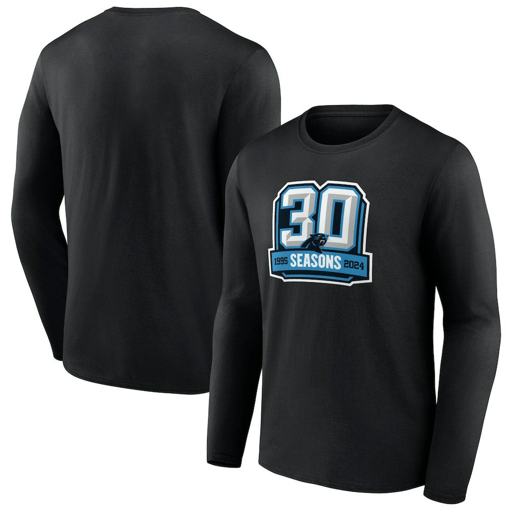 Carolina Panthers 30th Anniversary Long Sleeve T-Shirt | NFL Hot