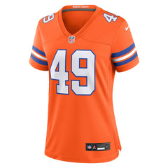 Denver Broncos Dennis Smith  Women's Mile High Collection 1977 Throwback Retired Player Game Jersey | NFL New