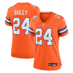 Denver Broncos Champ Bailey  Women's Mile High Collection 1977 Throwback Retired Player Game Jersey | NFL Discount