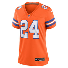 Denver Broncos Champ Bailey  Women's Mile High Collection 1977 Throwback Retired Player Game Jersey | NFL Discount