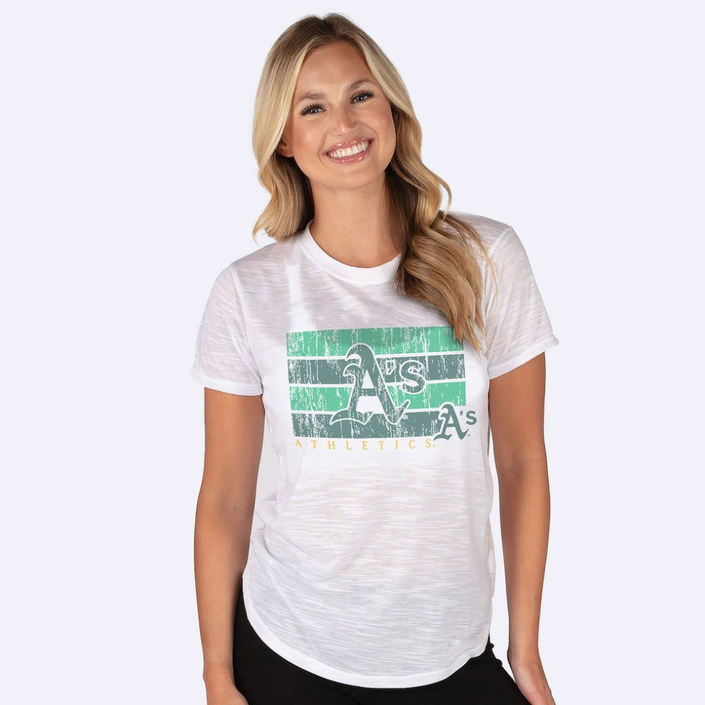 Oakland Athletics Concepts Sport Women's Infuse Knit Top - MLB Tops