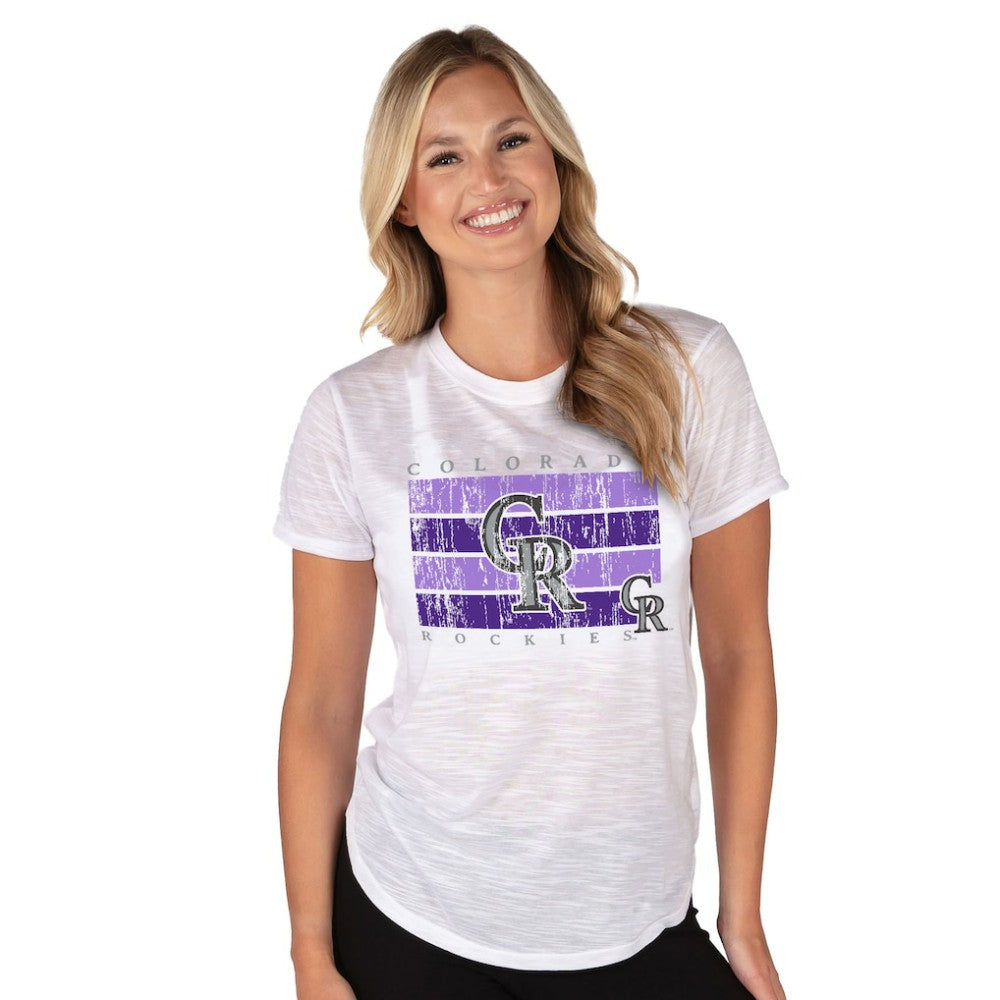 Colorado Rockies Concepts Sport Women's Infuse Knit Top - MLB Tops