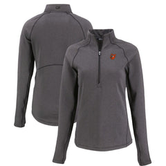 Baltimore Orioles Cutter & Buck Women's Peshastin Eco Fleece Recycled Raglan Half-Zip Top - MLB Tops