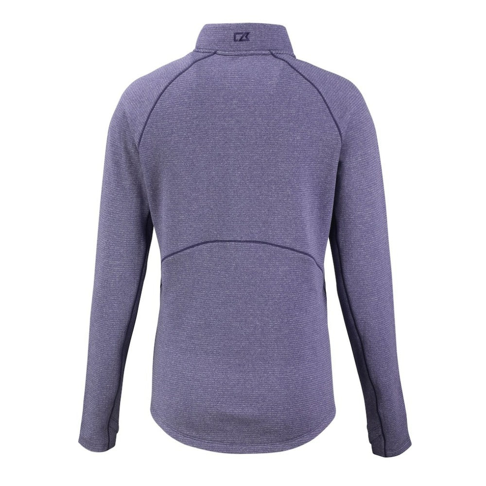Colorado Rockies Cutter & Buck Women's Peshastin Eco Fleece Recycled Raglan Half-Zip Top - MLB Tops