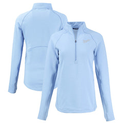 Kansas City Royals Cutter & Buck Women's Peshastin Eco Fleece Recycled Raglan Half-Zip Top - MLB Tops