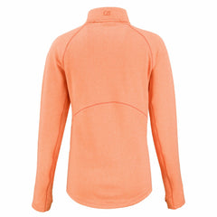 New York Mets Cutter & Buck Women's Peshastin Eco Fleece Recycled Raglan Half-Zip Top - MLB Tops